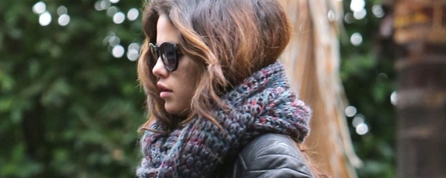 Selena Gomez Leaving Her Stylists House