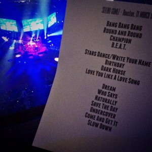 Setlist