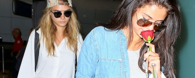Selena Gomez returns to LA with Cara Delevingne  Pt 2