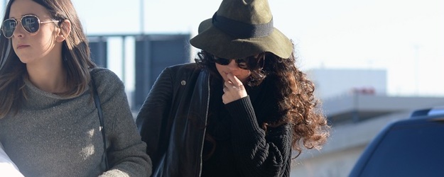 Selena Gomez Arrives at JFK International Airport