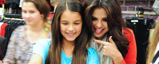 Selena Gomez surprise visit to Kmart to check out her 'Dream Out Loud' line, New York, America - 11 Nov 2012