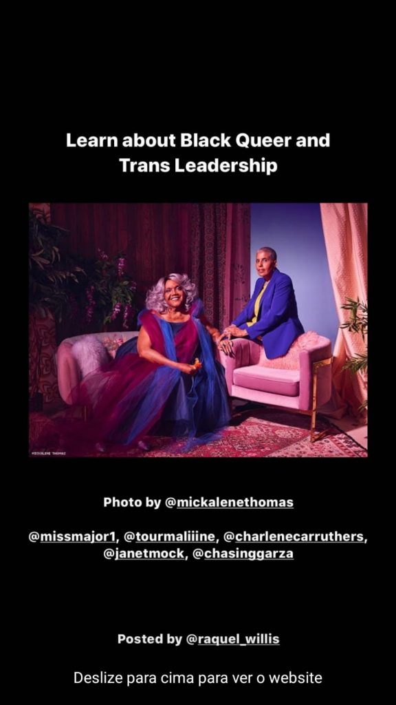 Aprenda sobre a liderança queer e trans preta. Foto por